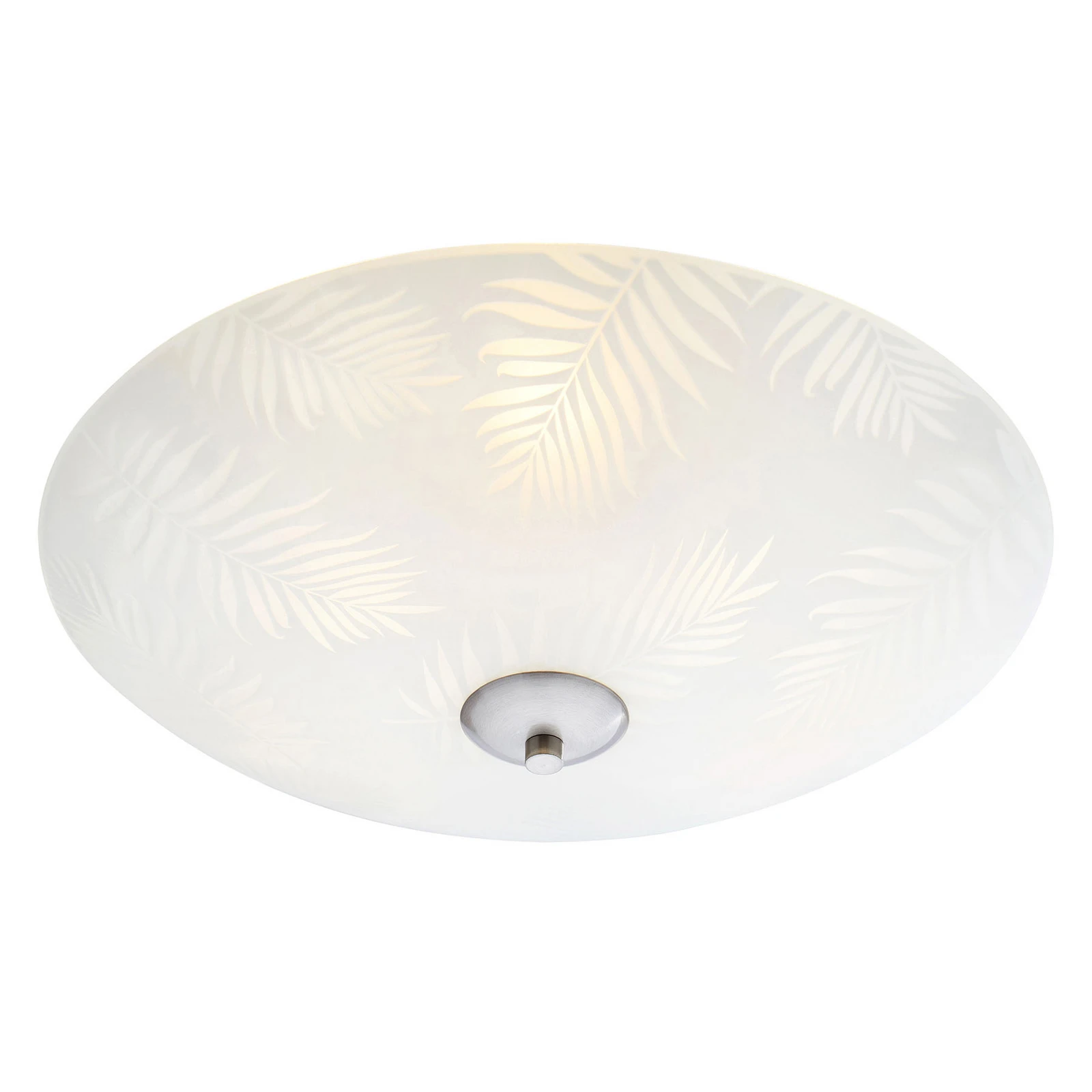 Blad ceiling light, glass, Ø 43 cm