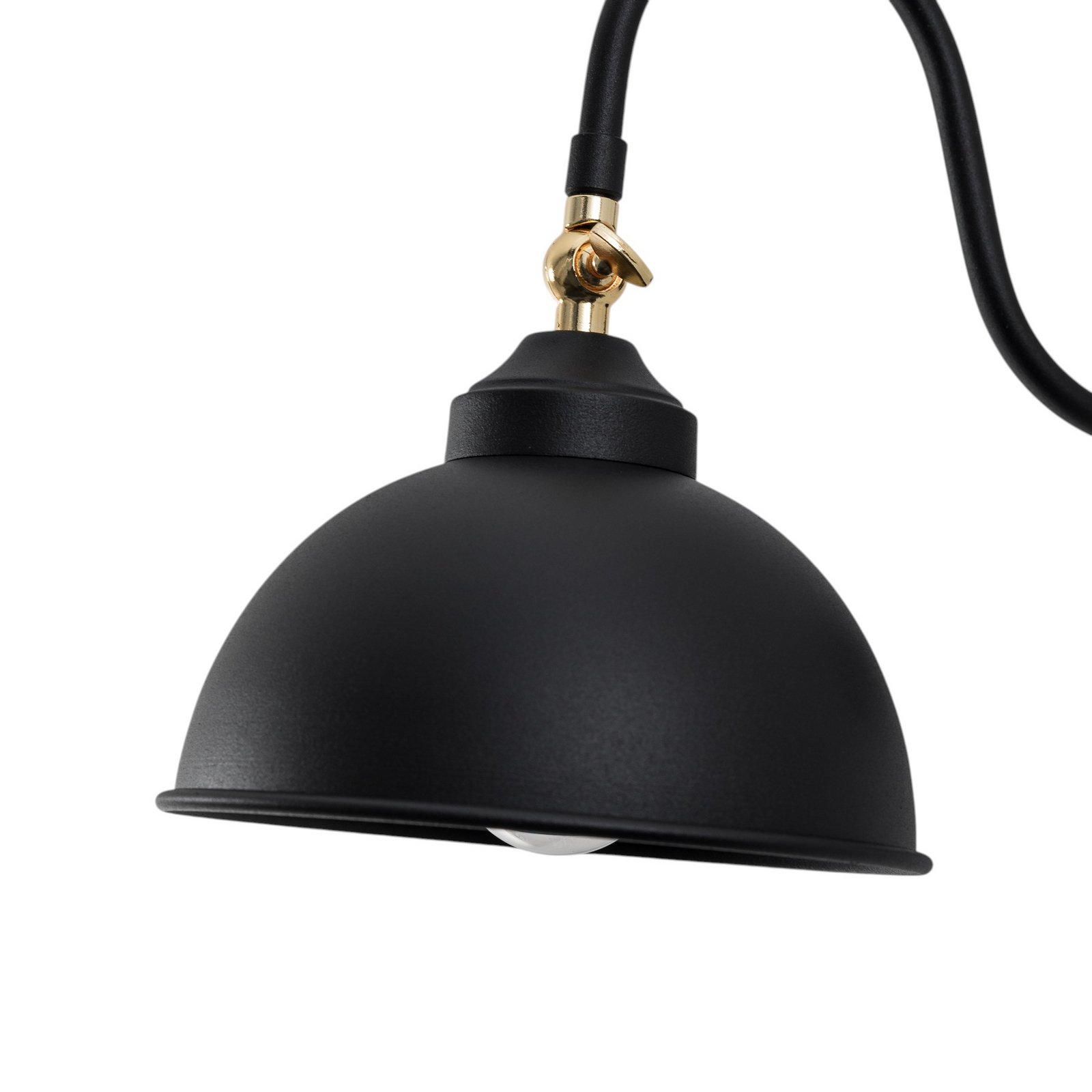 Saglam 3742 aplique de pared, regulable, negro