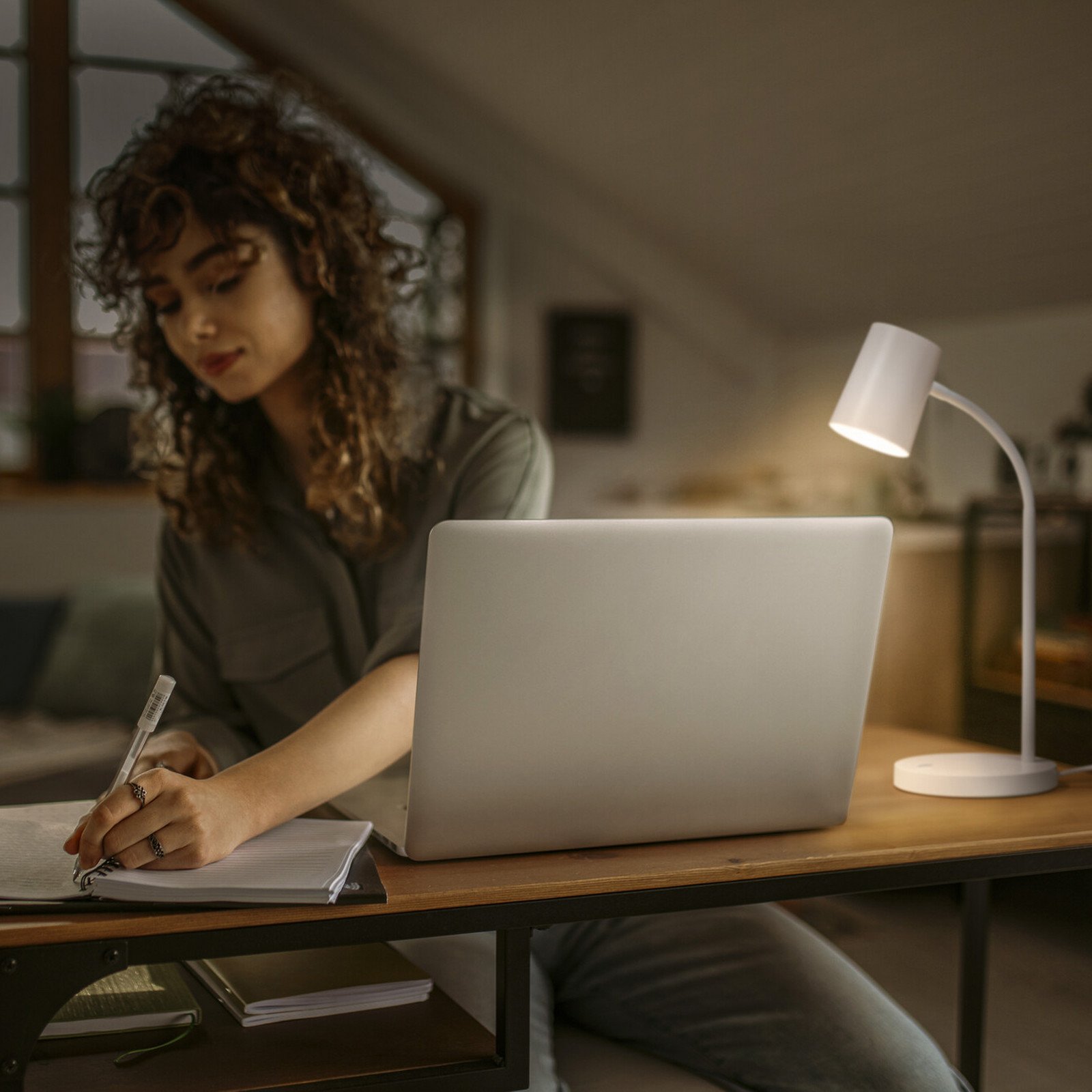 Lampa de birou OSRAM Office Line Desk Trapezium albă GU10 - Studiu / Birou - Modern - Plastic