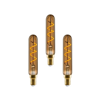 3-pack Leuchtmittel LED 2W (80lm) Dimmbare T19 Golden  E14 - e3light