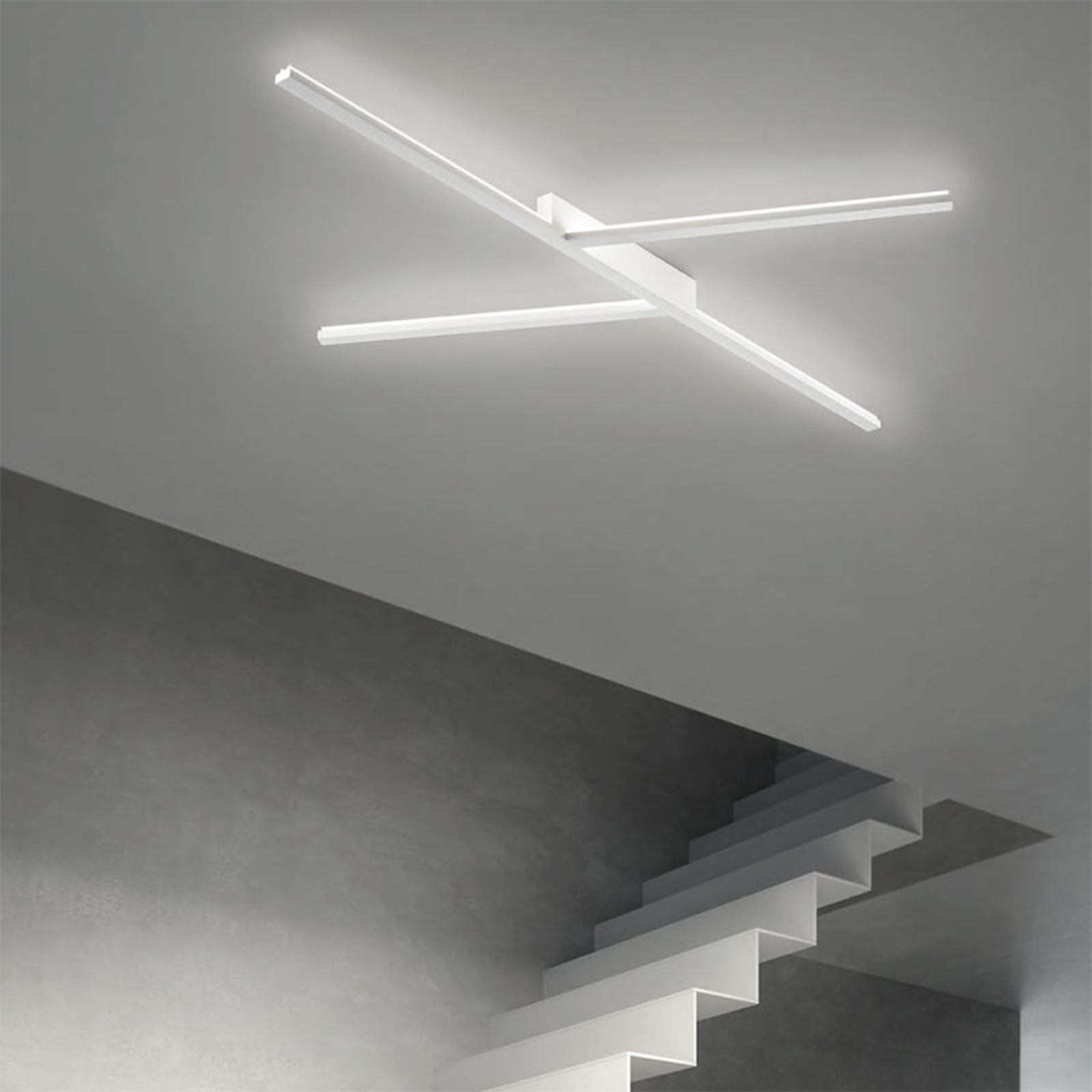 Xilema S plafoniera LED, purista - Stilnovo Xilema S plafoniera LED, purista - Stilnovo