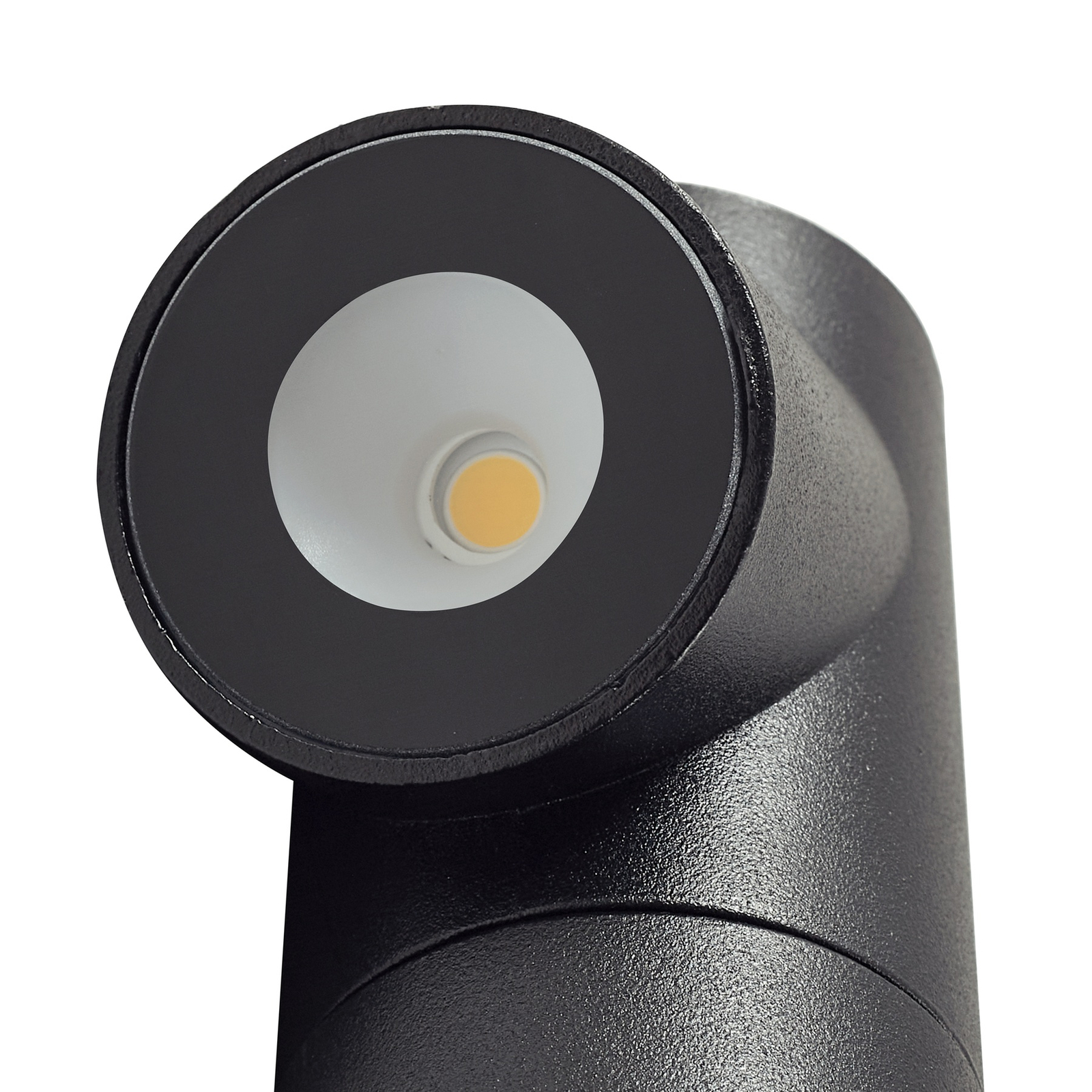 Lindby LED path light Luzian, height 80 cm, black, ground spike