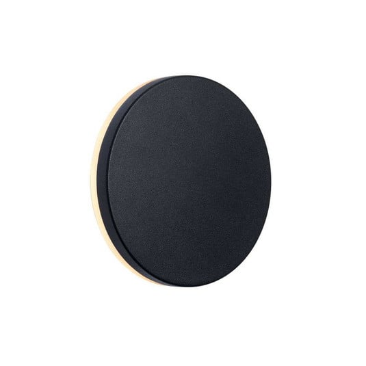 Artego Round LED Wall Lamp Black - Nordlux