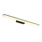 Lisana LED Wall Lamp IP44 L75 Black - Lucande