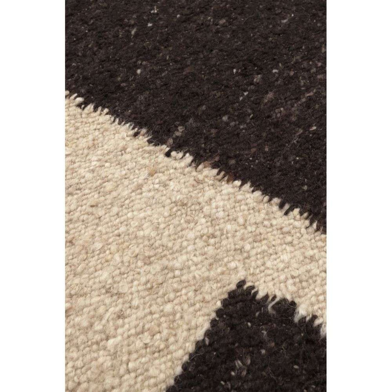 Piece Rug 140 x 200 Off-White/Coffee - ferm LIVING