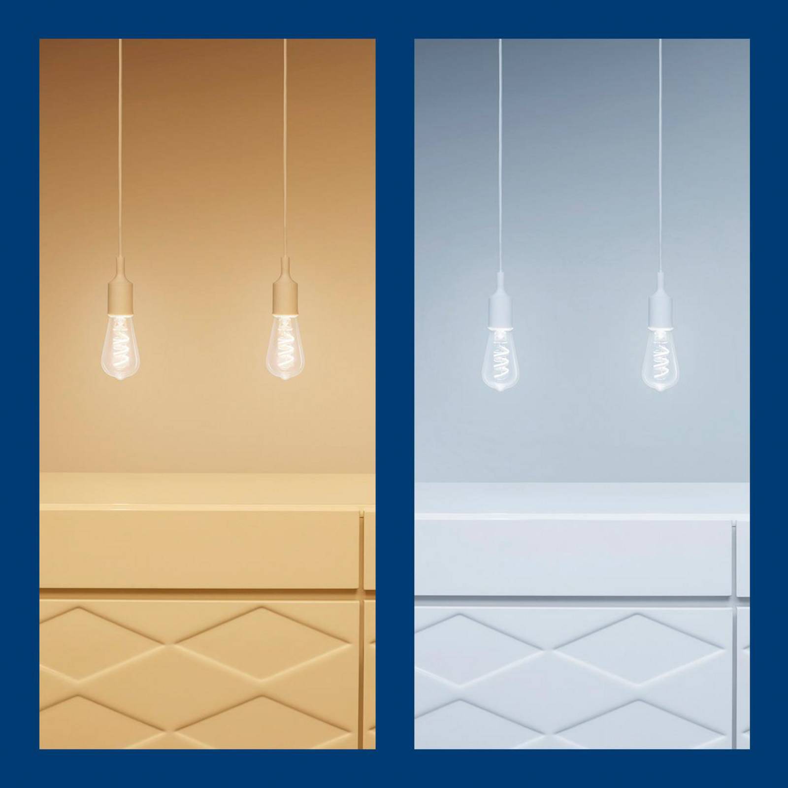 WiZ ST64 żarówka filament LED WiFi E27 6,3W RGBW