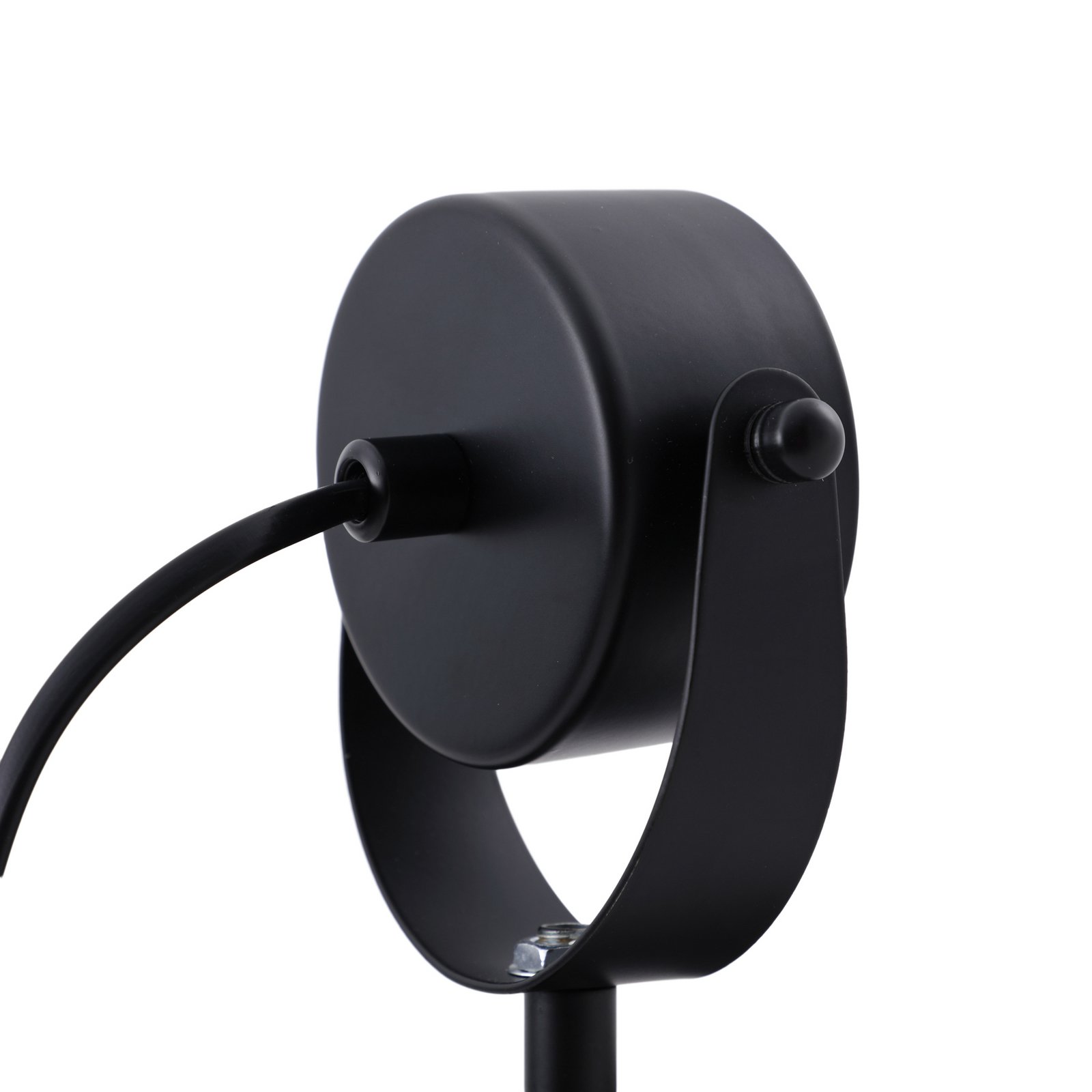 Lindby Φωτιστικό με σφιγκτήρα Jyla, μαύρο ματ, GX53