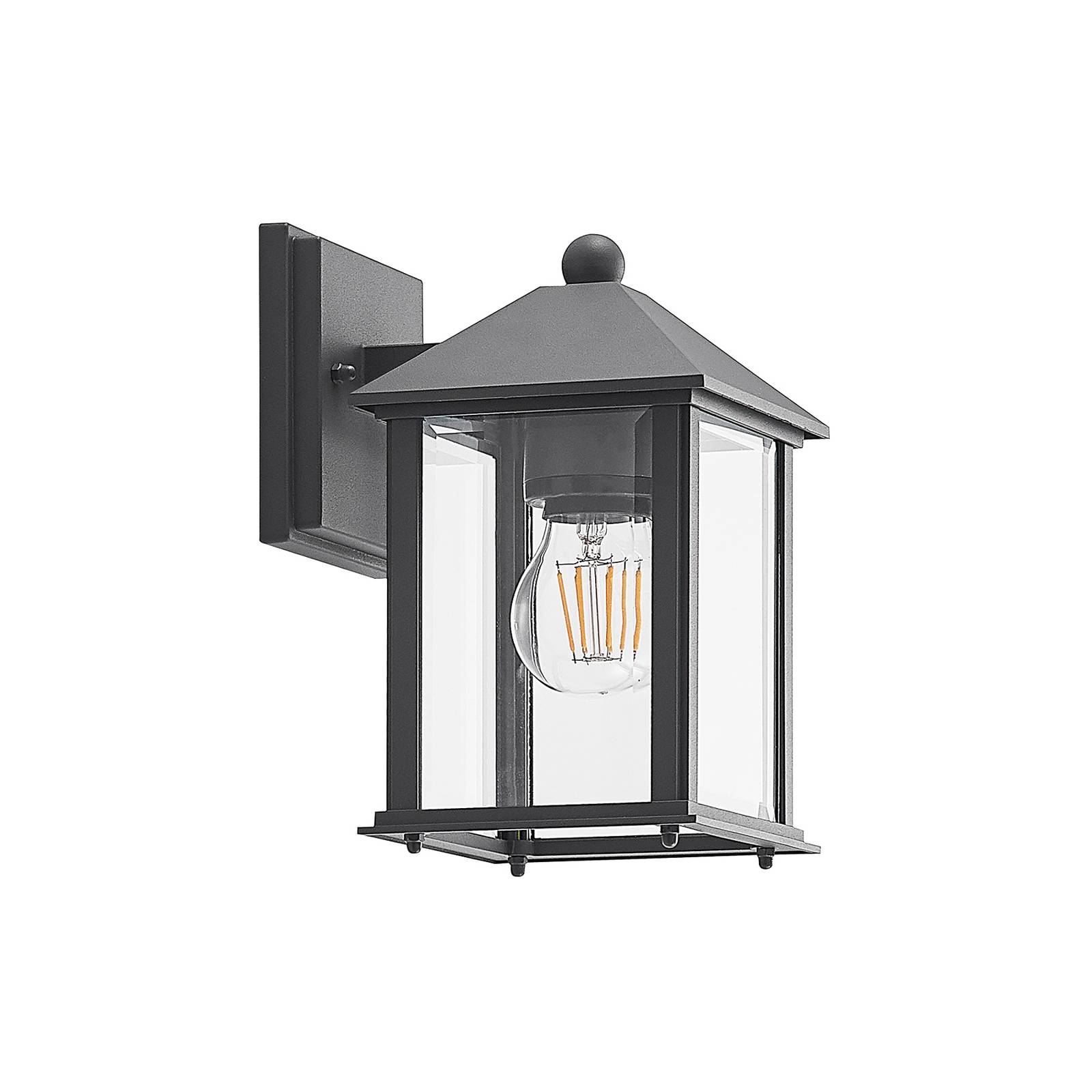 Lindby Outdoor Wall Light - dimmable - Modern - Silver