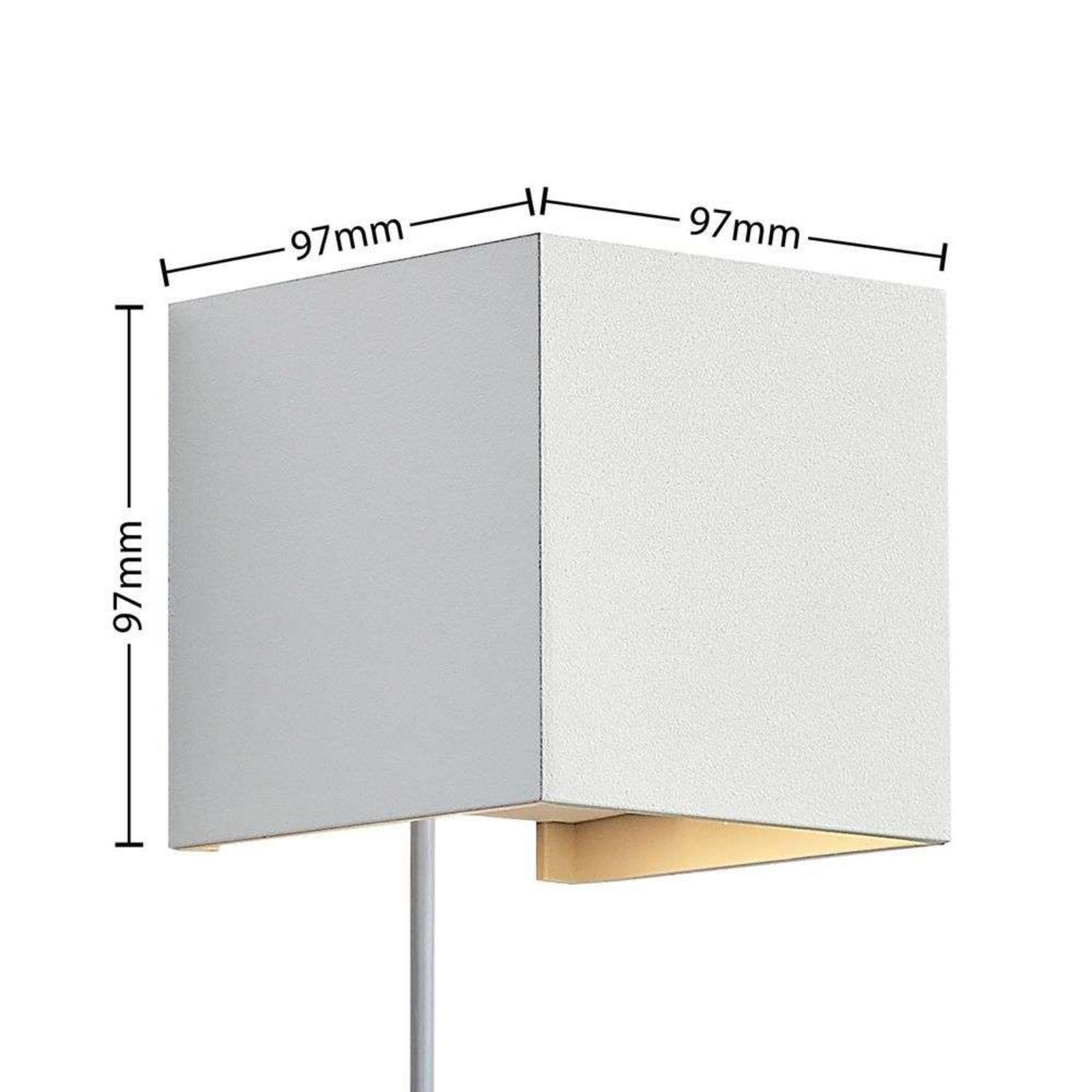 Zuzana Applique Murale Square White - Arcchio