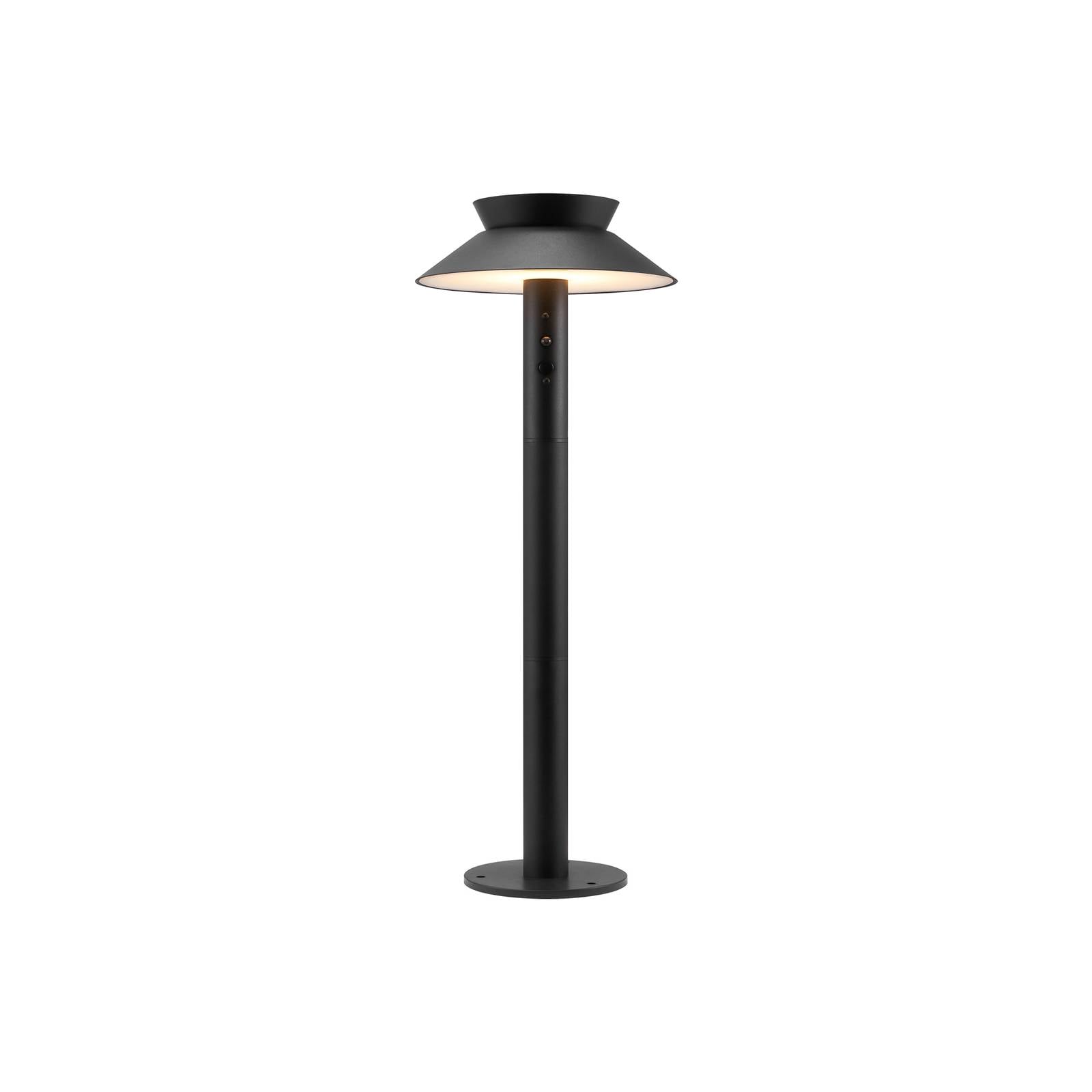 LED-Solar-Wegeleuchte Justina, Bewegungsmelder, schwarz