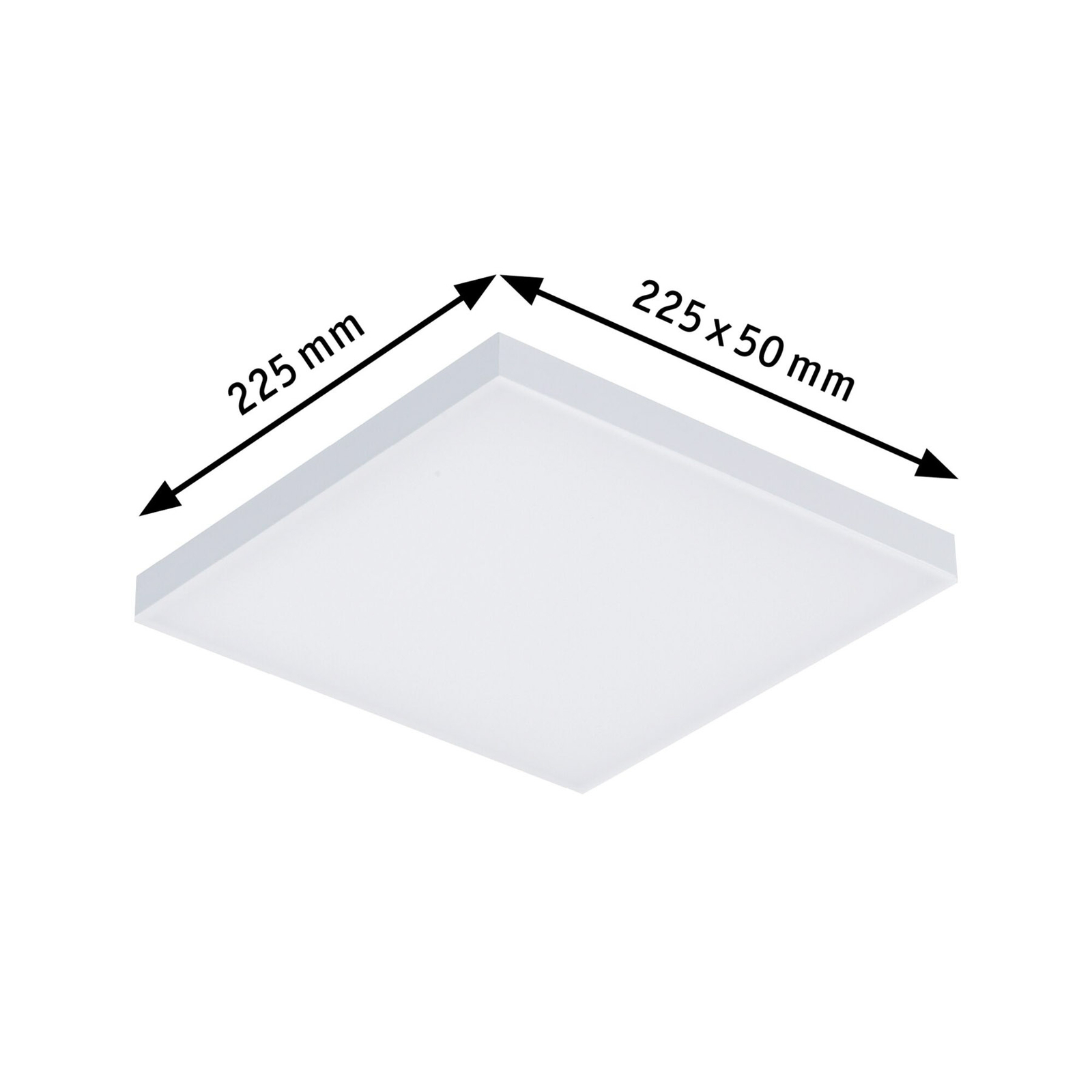 Paulmann Velora LED stropní světlo, 22,5 x 22,5cm