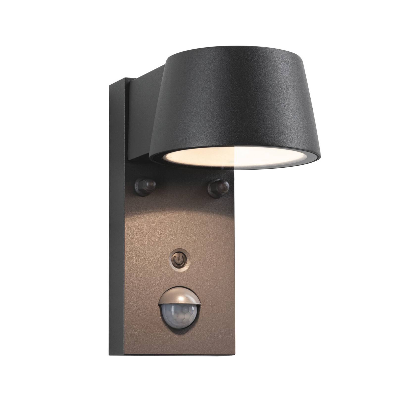 Paulmann LED Outdoor Wall Light With Sensor - Modern - Black