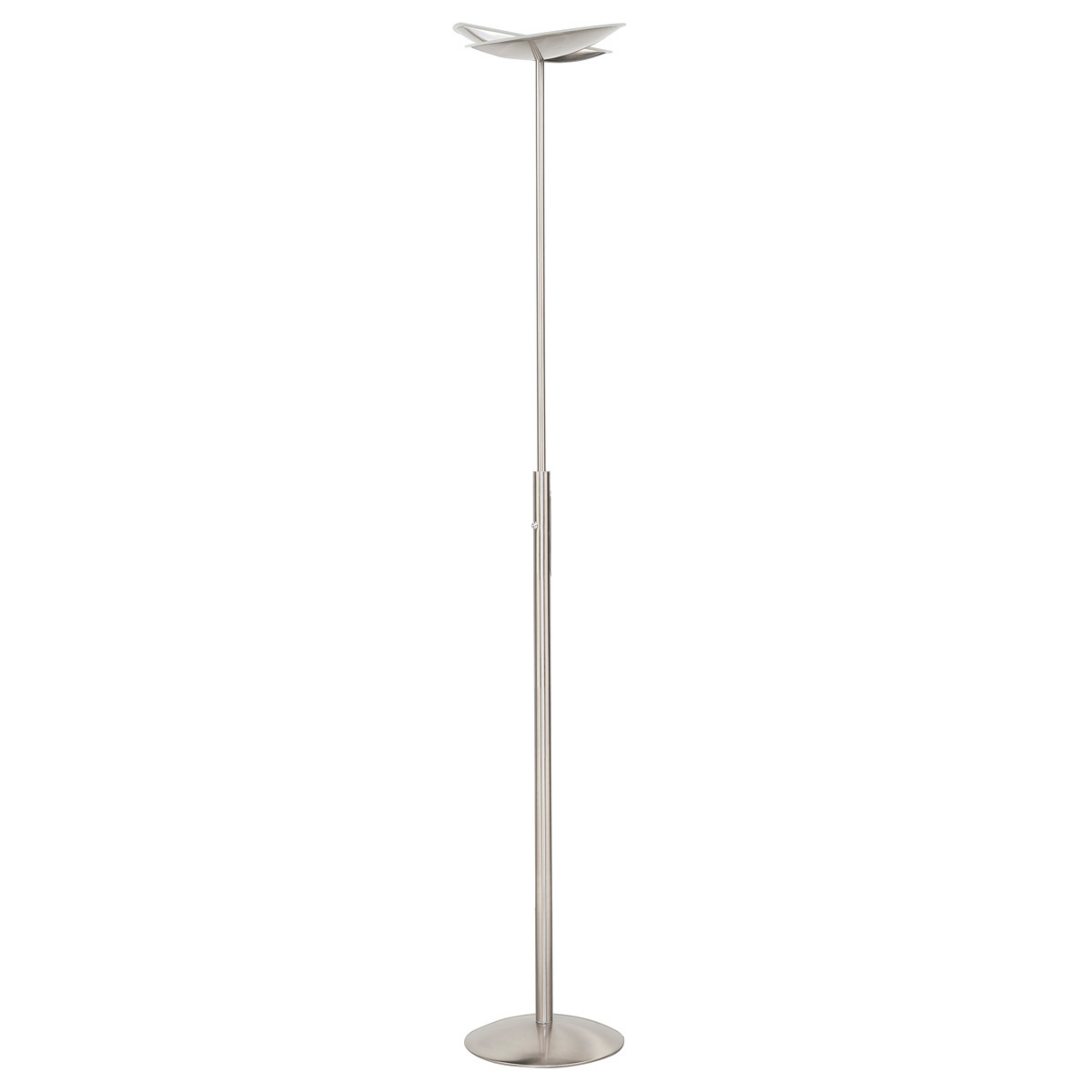 Dwuczęściowy klosz – lampa stojąca LED Sapporo