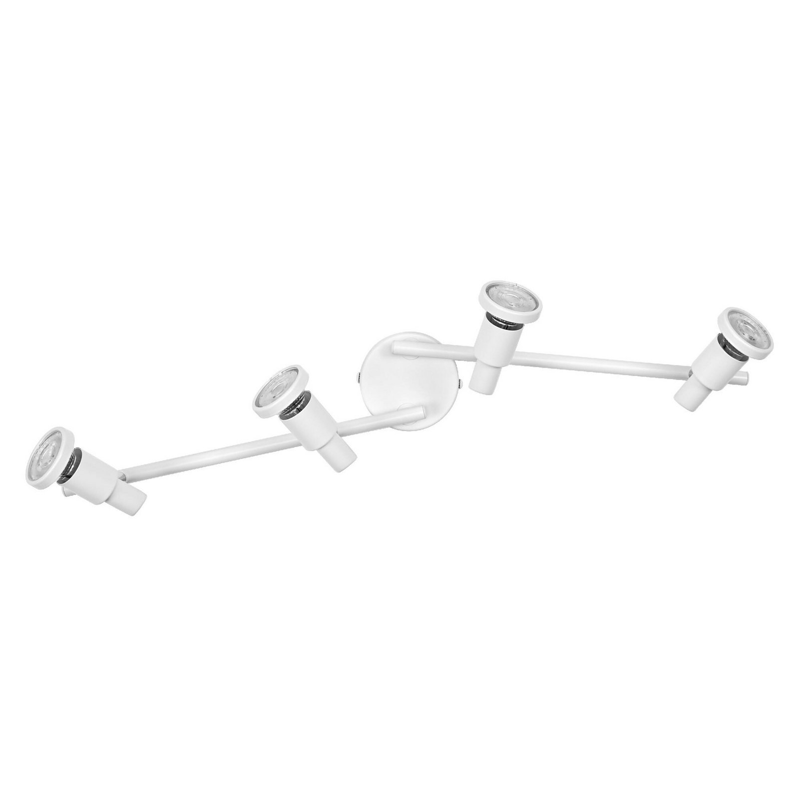 OSRAM plafondspot, wit, 4-lamps, metaal, GU10-LED 927 dimbaar