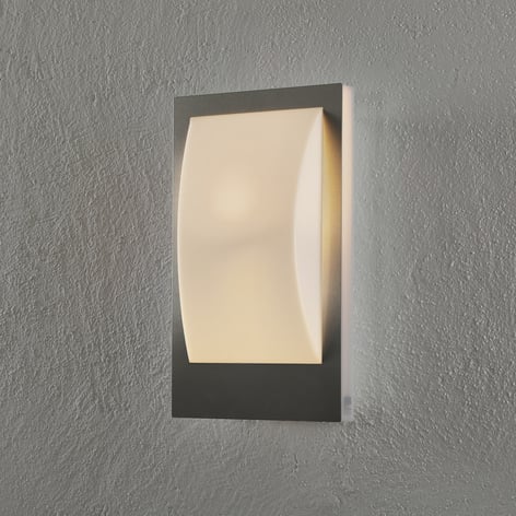 EGLO connect Verres-C LED-Außenwandlampe Edelstahl
