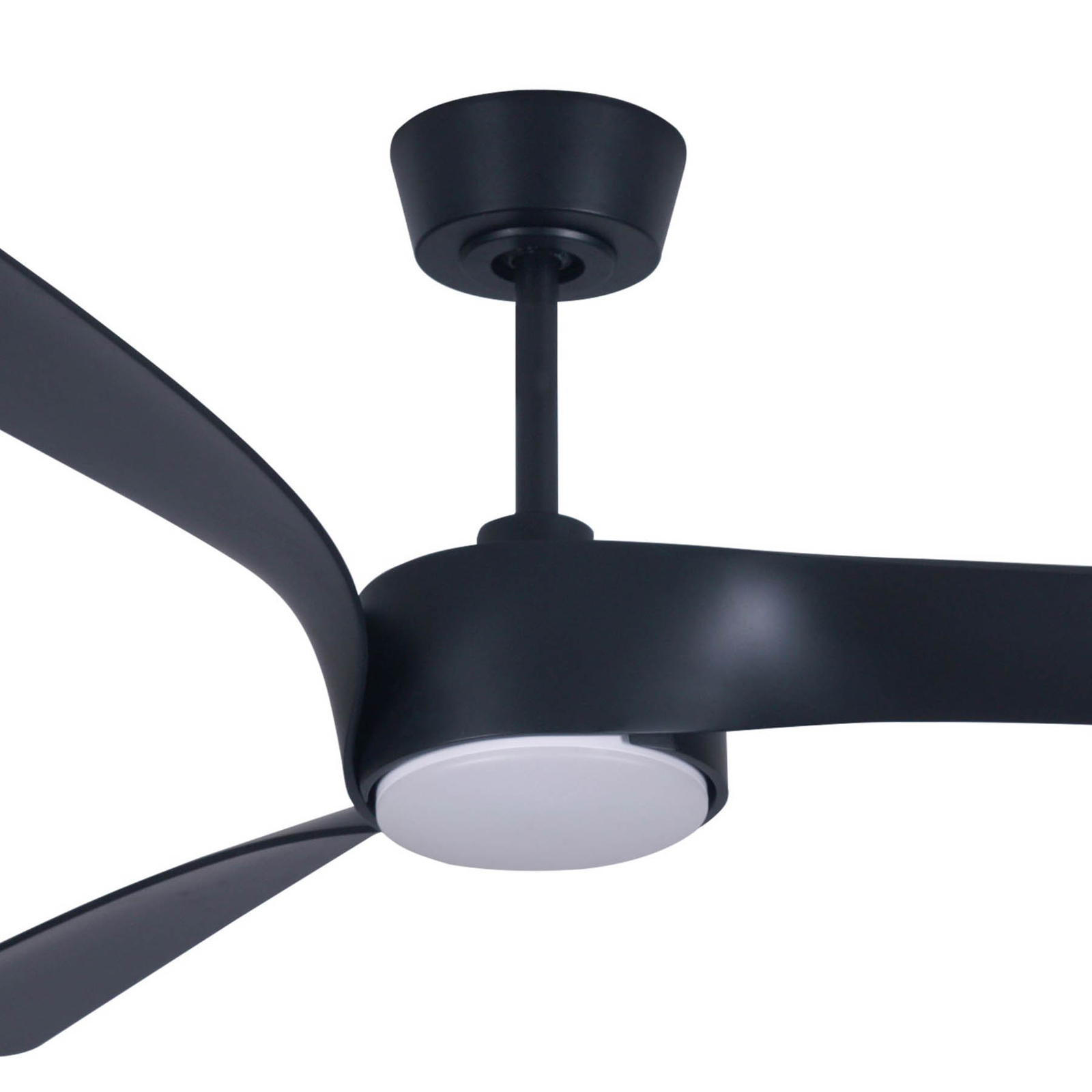 Beacon ceiling fan with light Line black 132 cm quiet
