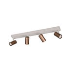 Svetilka Taryn, rjava, dolžina 62 cm, 4-krilna, Mini-GU10