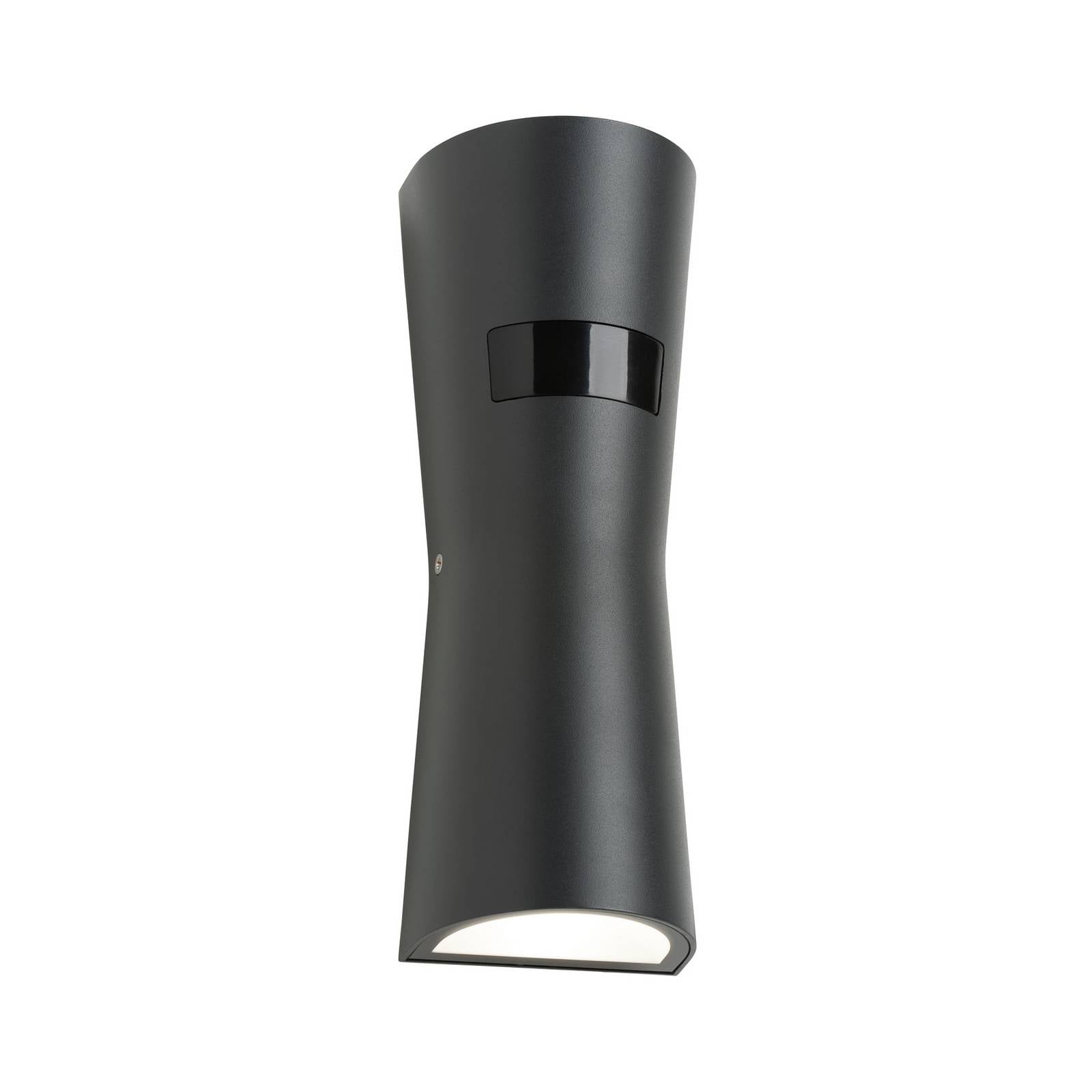 LED Wandleuchte in Graphit 2x 15W 3000lm IP65 mit - black