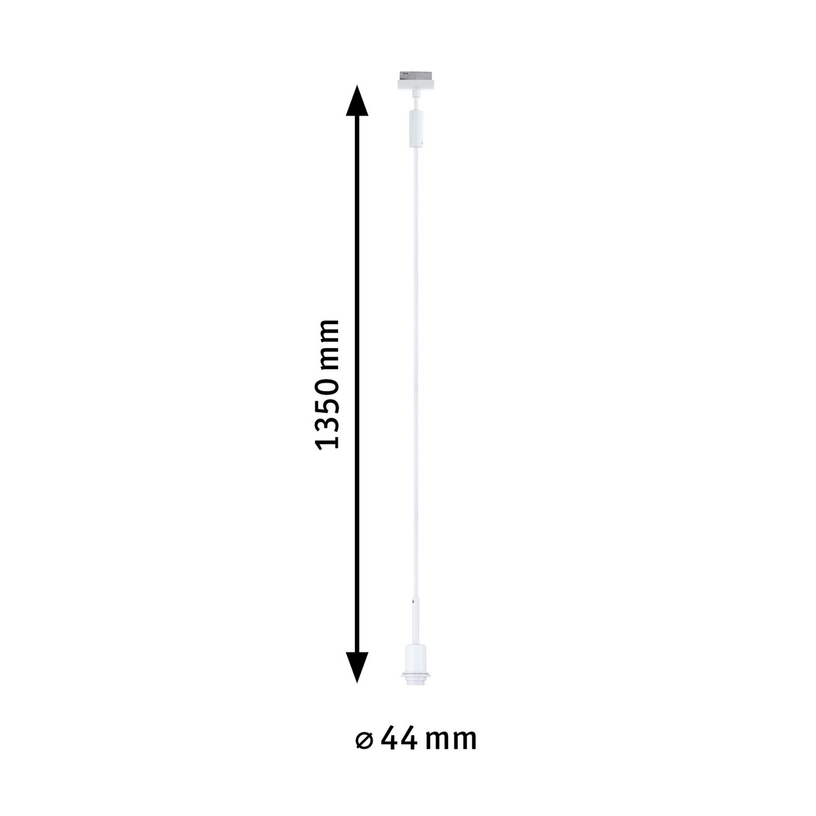 Paulmann URail DecoSystems κρεμαστό φωτιστικό, λευκό, μέταλλο