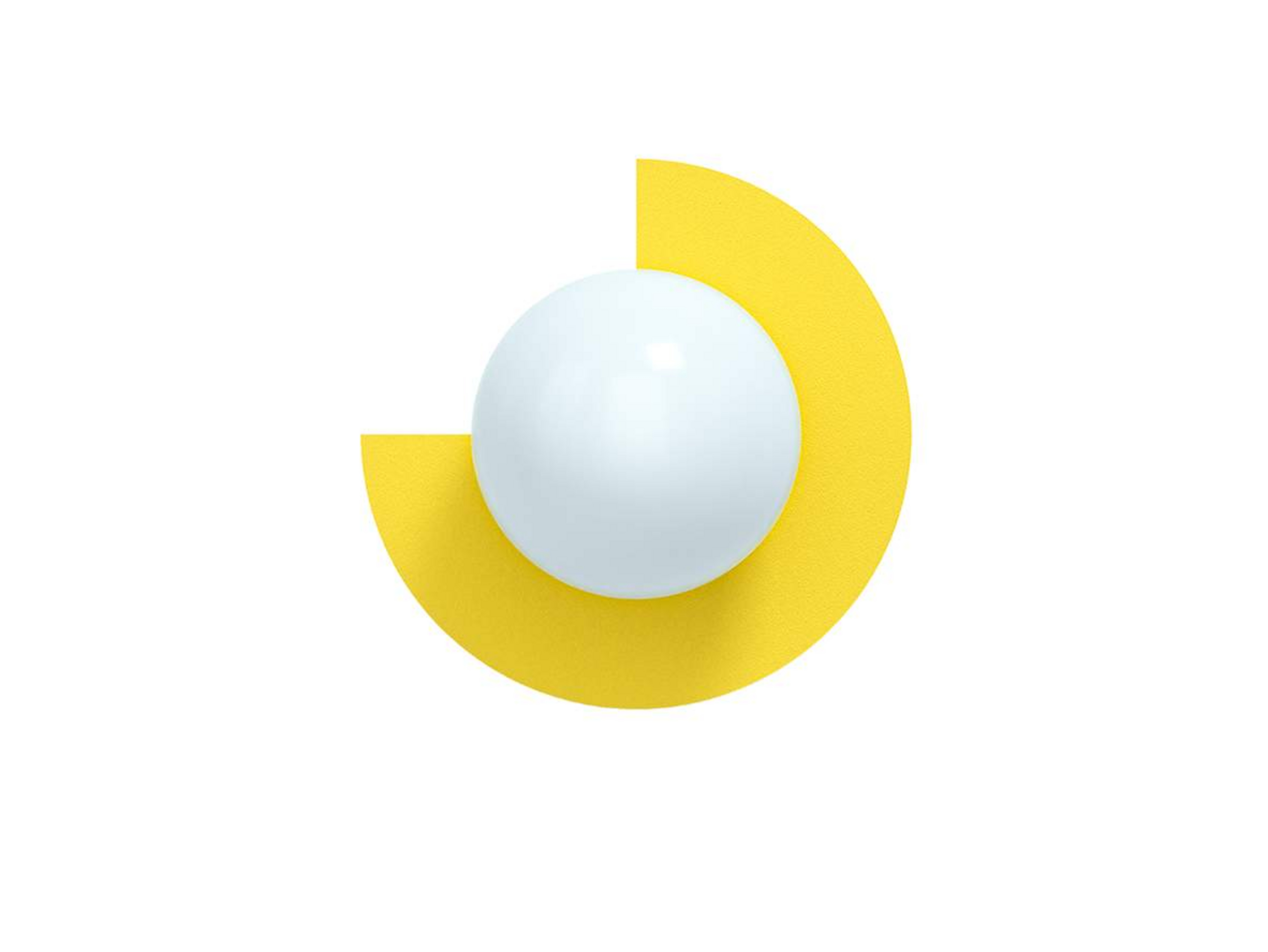 Candy Big Circle 270 L applique, gialla - Swedish Ninja
