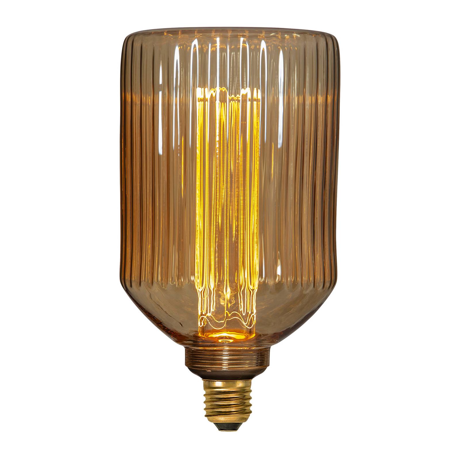 Ampoule LED G125 NGC Stripe E27 1 W 1 800 K ambre