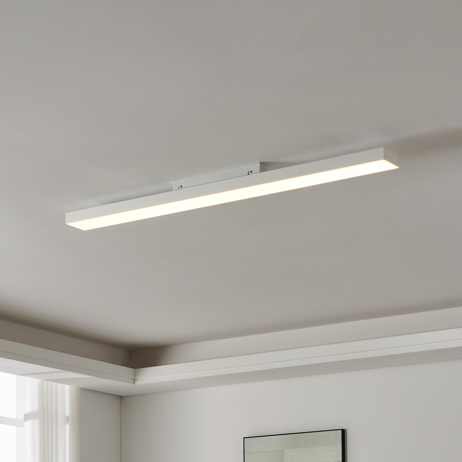 EGLO connect Turcona-Z LED-Deckenlampe 120x10cm
