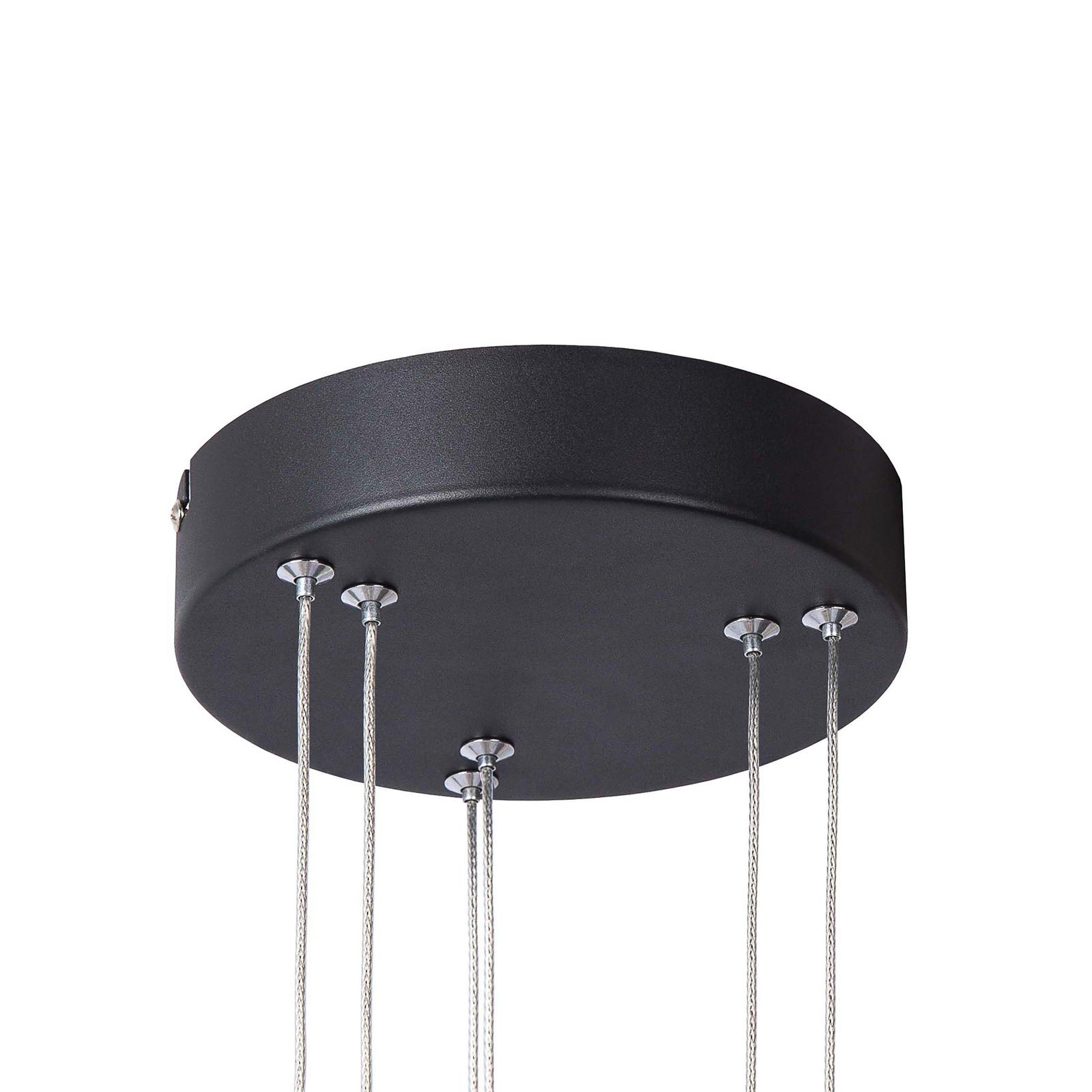 LED-Pendellampe Rilas mit Ringschirmen zweiflammig