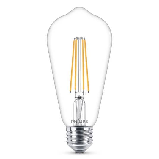 Philips E27 LED-lampa filament 4,3W 2 700 K
