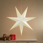 Estrela de papel Duva para pendurar, 75 cm