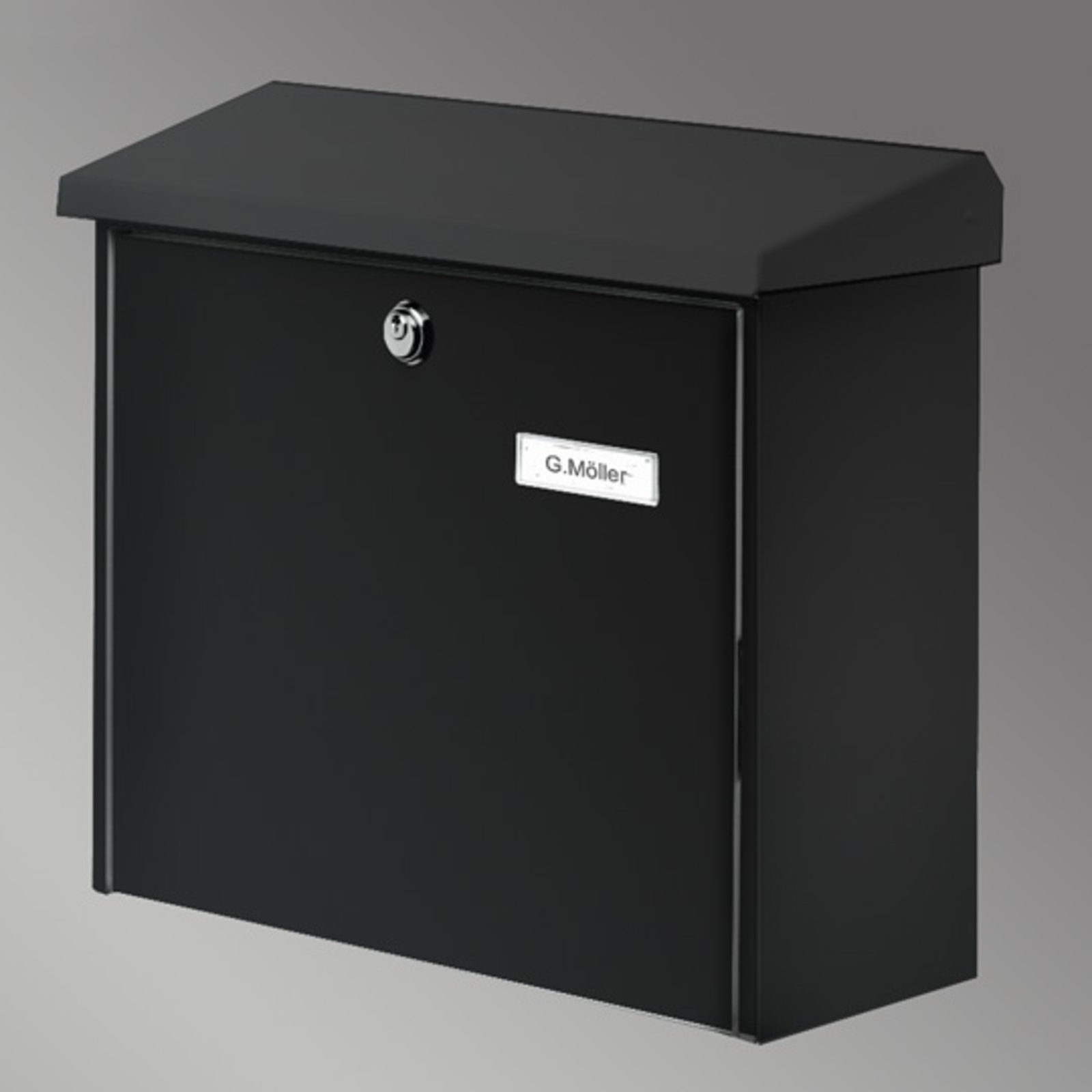COMFORT letter box, black