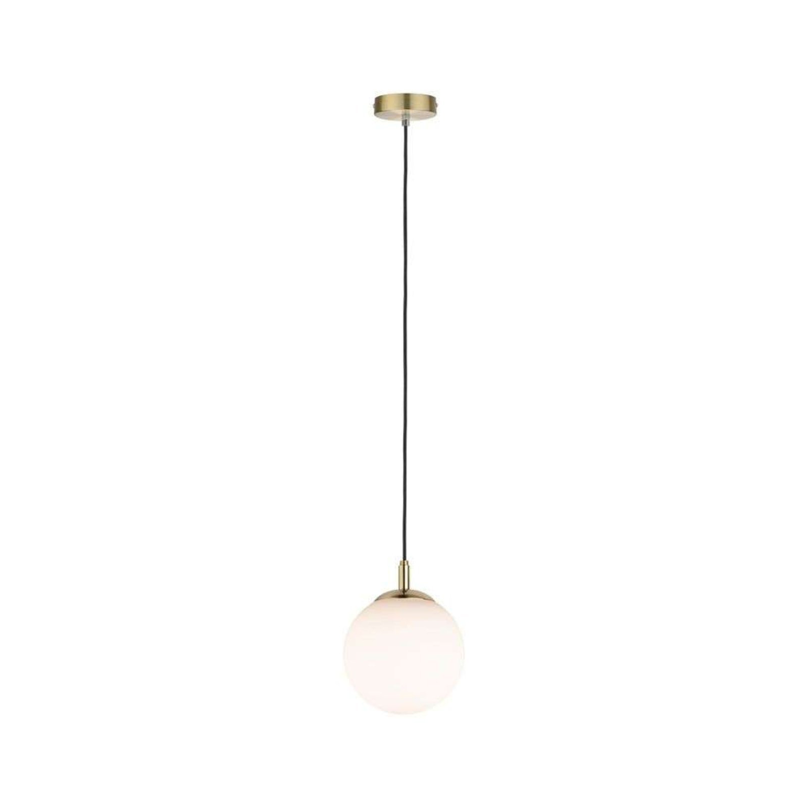 Menja Lustră Pendul Alb/Brushed Brass - Paulmann