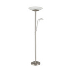 Ragna LED Gulvlampe Nickel - Lindby