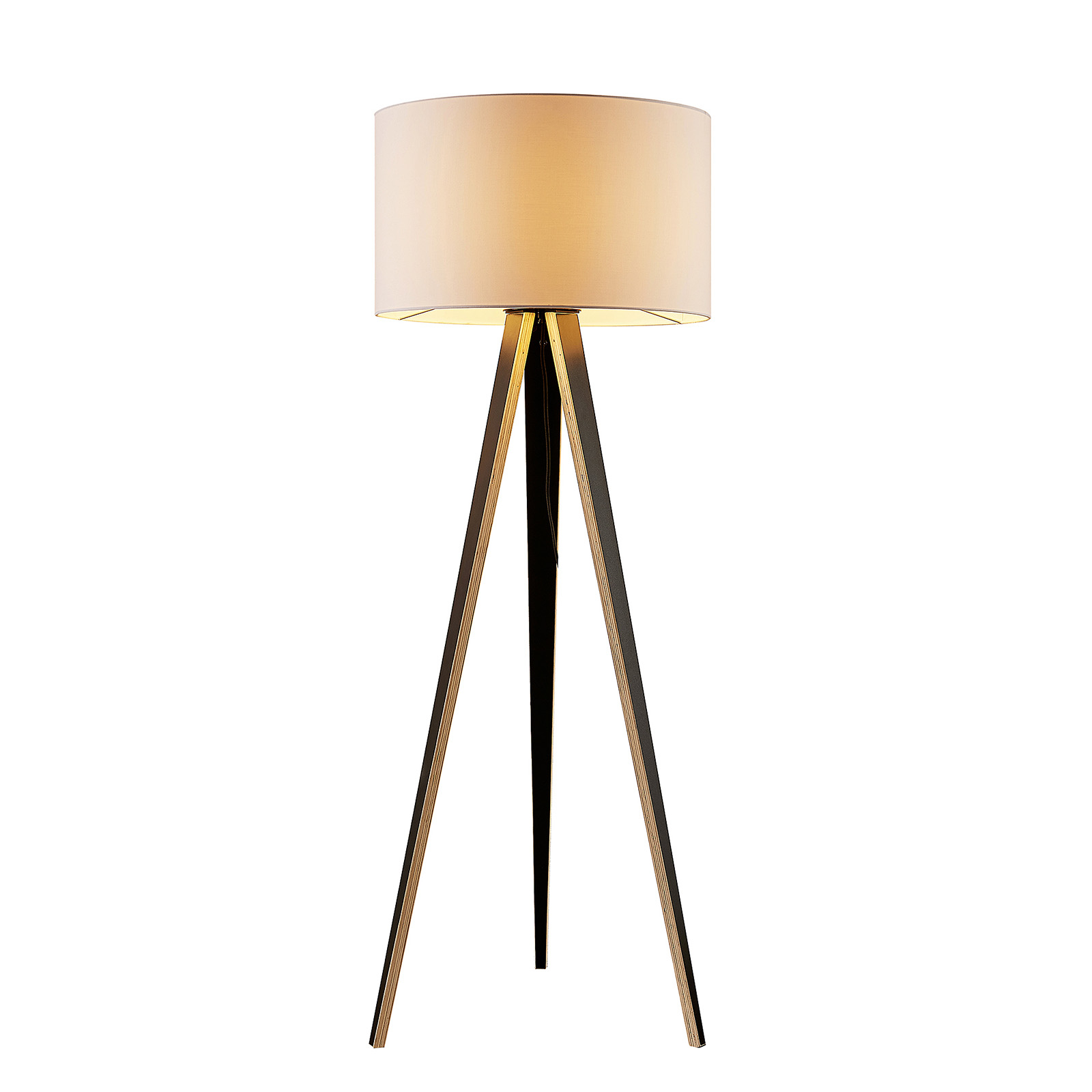 Bodhi Cylinder Tripod Stehleuchte White - Lucande