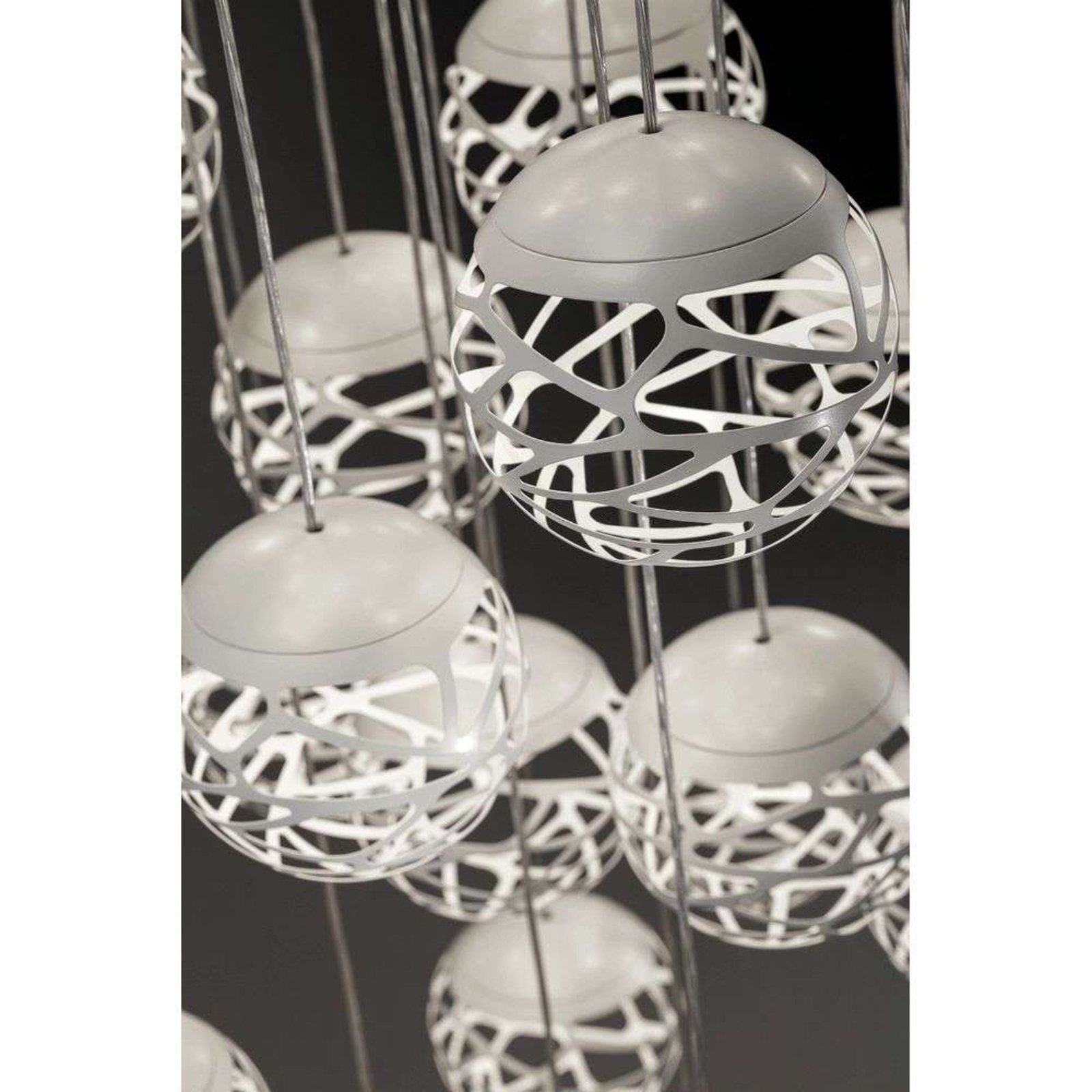 Kelly Cluster Sphere Lámpara Colgante Blanco - Lodes