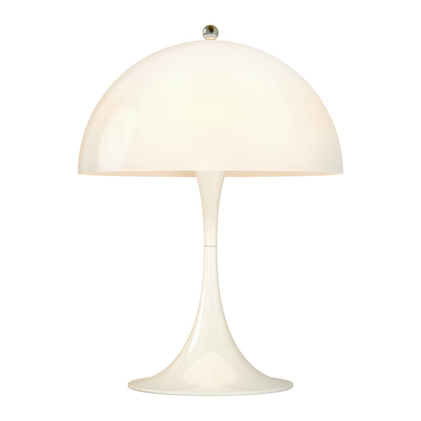Louis Poulsen Panthella Mini Designer Table Lamp - Living / Dining Room - dimmable - White