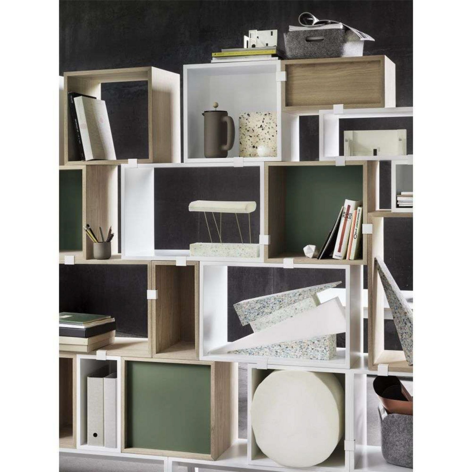 Mini Stacked Storage System Large White - Muuto