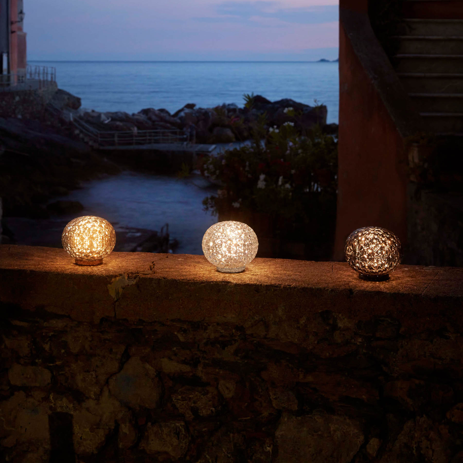 Mini Planet Battery Table Lamp Yellow - Kartell