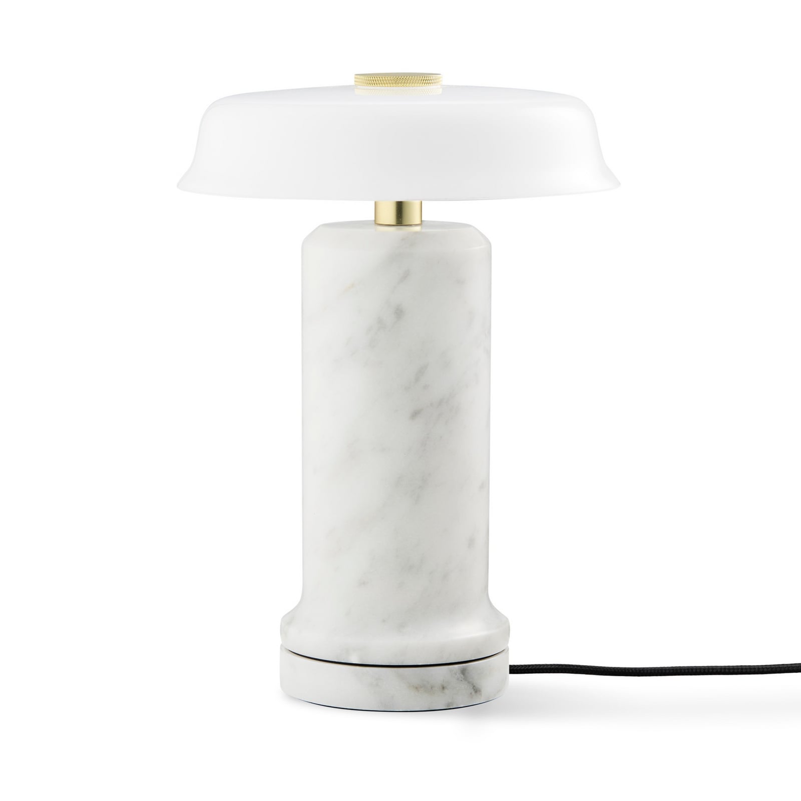 Candeeiro de mesa LED recarregável Trip No. 2, mármore, vidro - DESIGN BY US