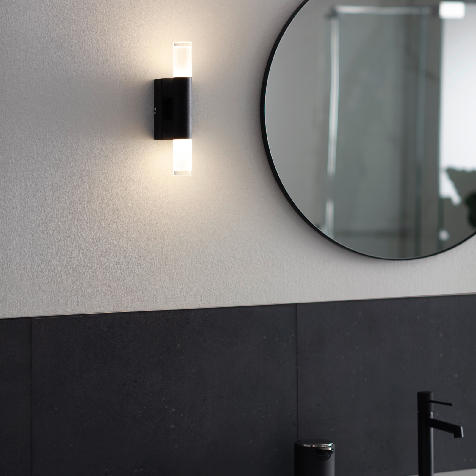 Schöner Wohnen Twice aplique LED baño 2 luces CCT