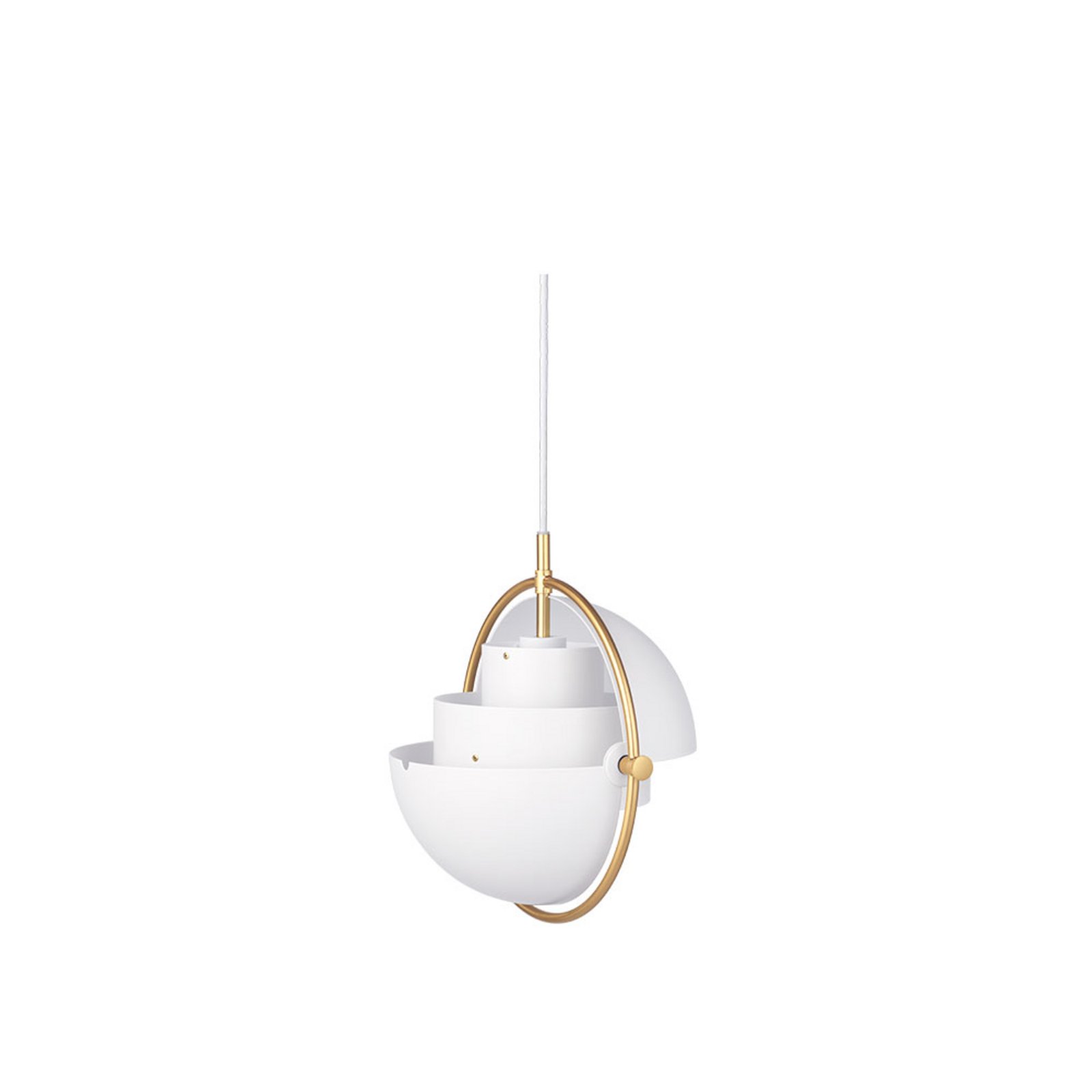 Multi-Lite Candeeiro Suspenso S Brass/White - GUBI