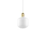 Amp Lustră Pendul Small White/Brass - Normann Copenhagen