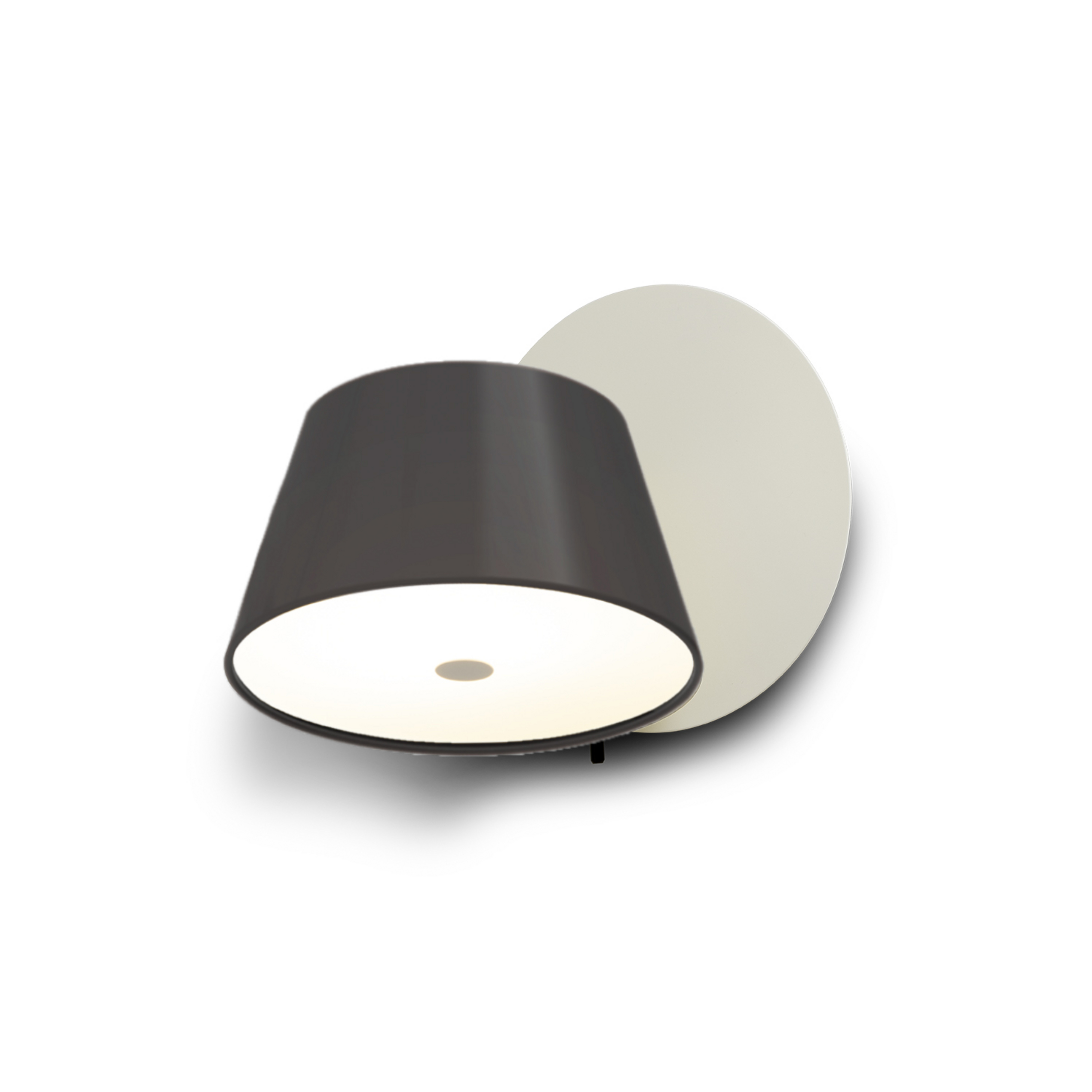MARSET Tam Tam applique a 1 luce bianco opaco/nero