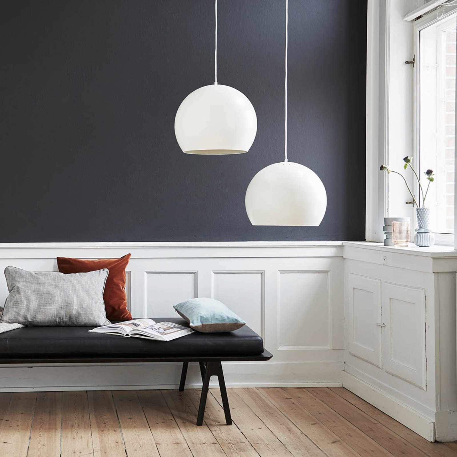 Ball Suspension Ø40 Blanc Mat - Frandsen