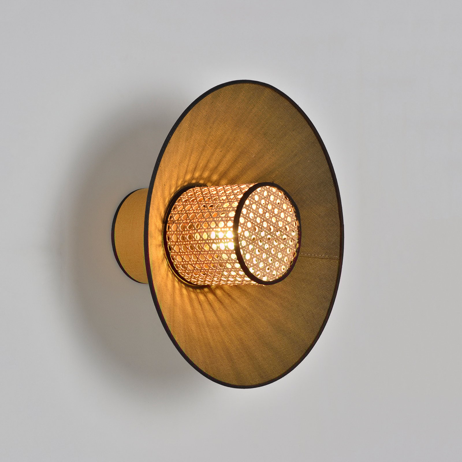 Singapour Wandleuchte, khaki/curry - MARKET SET Singapour Wandleuchte, khaki/curry - MARKET SET