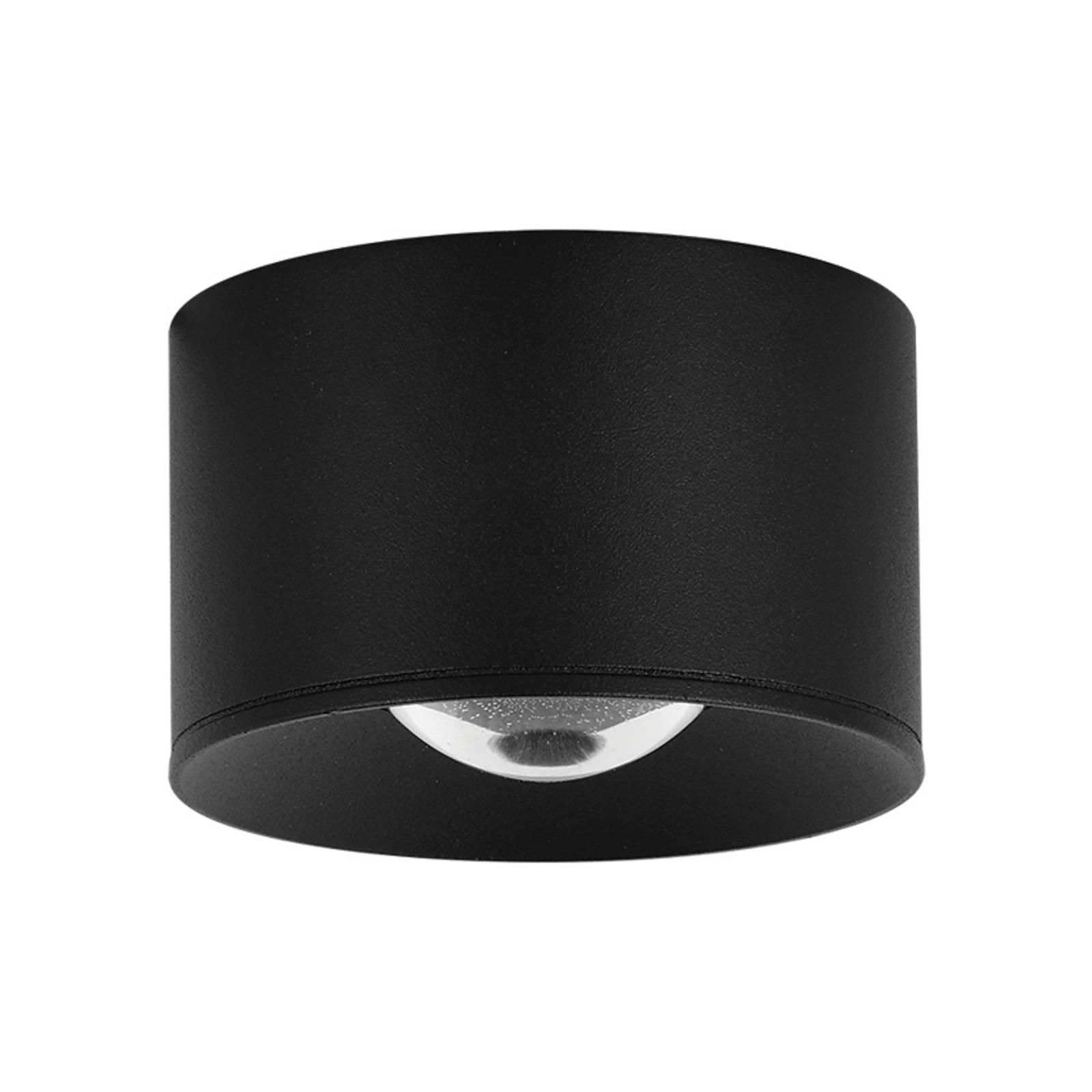 LED utendørs takspotlight S133 Ø 6,5 cm sand svart