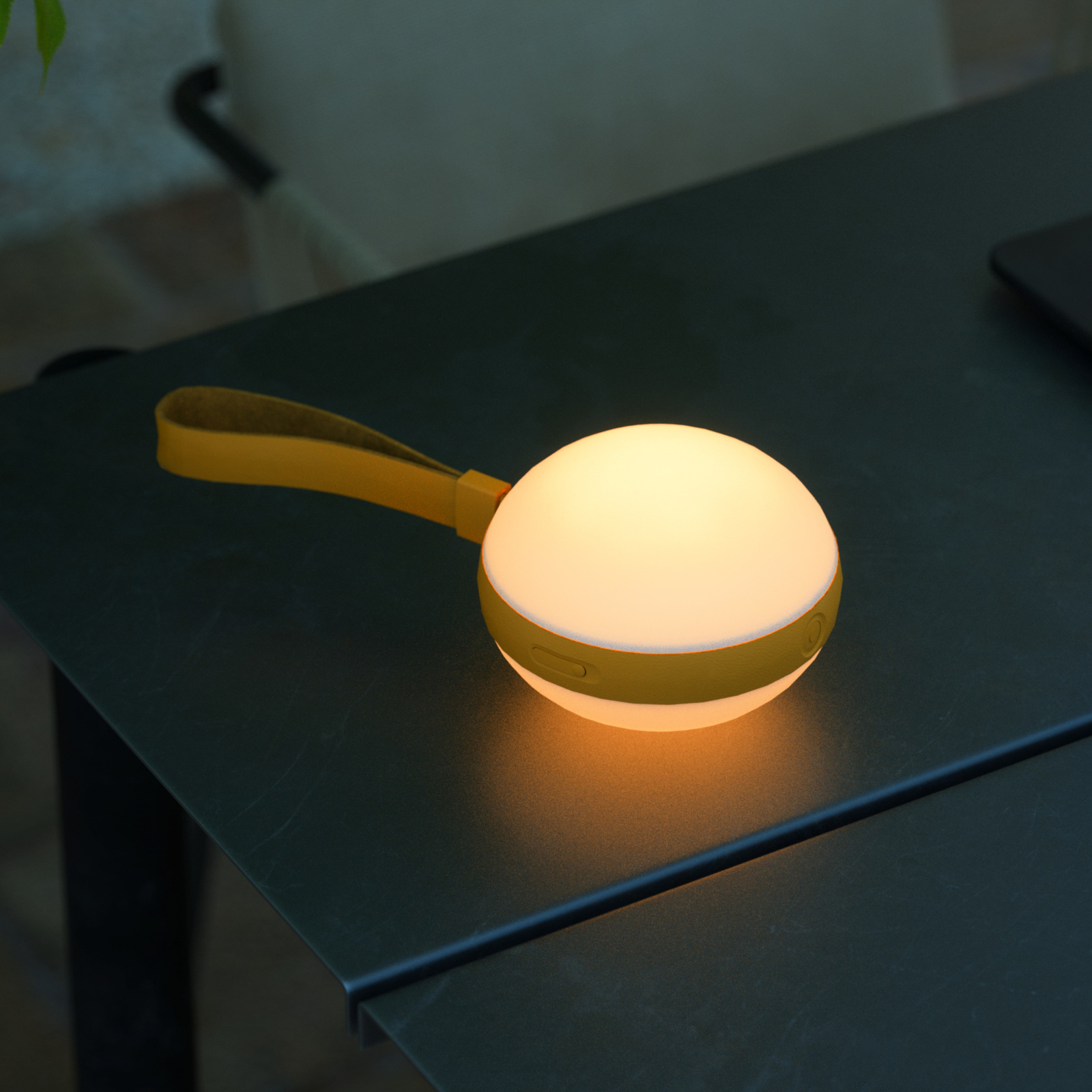 Luz exterior LED Bring to go Ø 12 cm branco/amarelo