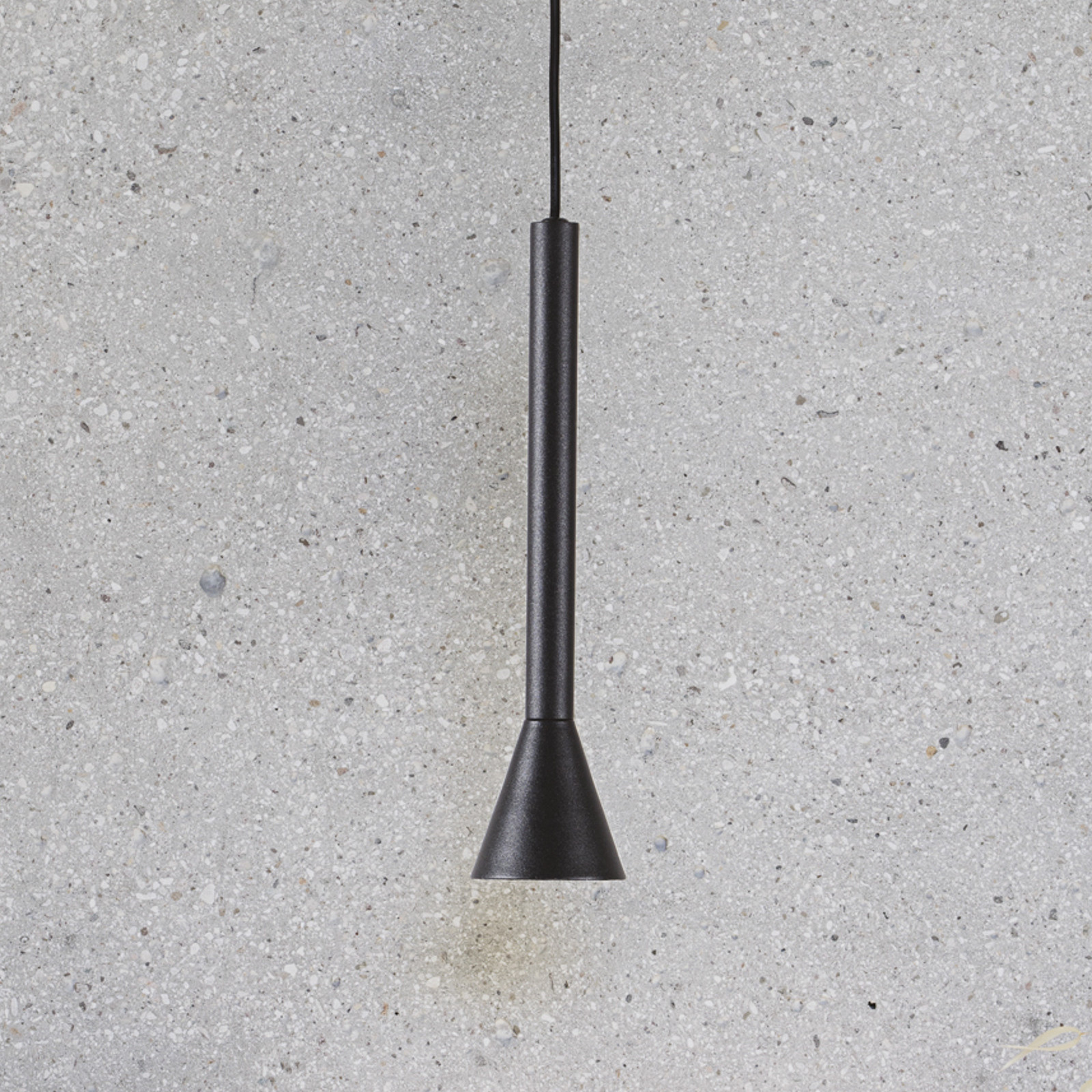 Lampă suspendată LED IDEAL LUX Diesis negru Ø 6 cm metal - Camera de zi / sufragerie - Modern
