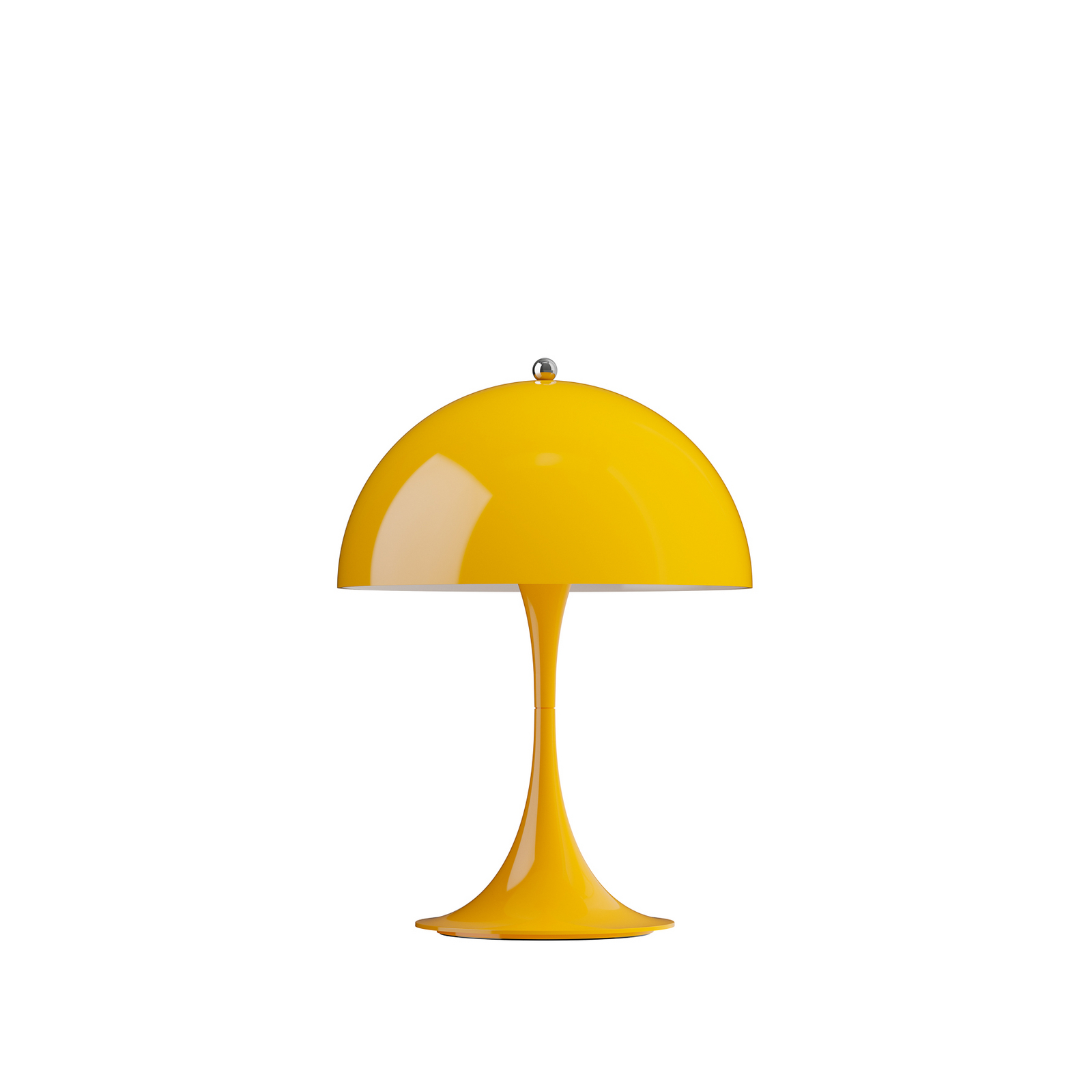 Panthella 250 yellow IP44 LED rechargeable lamp - Louis Poulsen