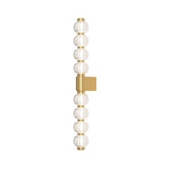 Maytoni LED fali lámpa Amulet, lineáris, 76 cm, világos / arany