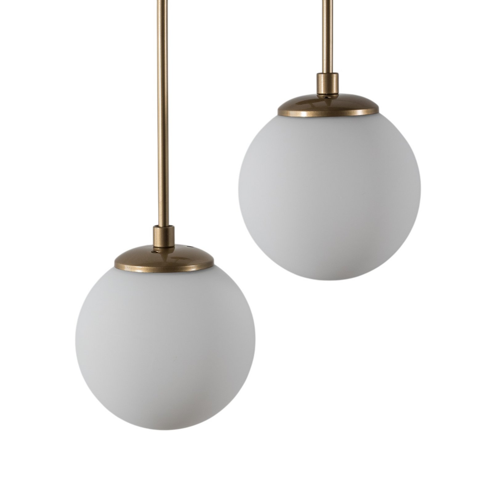 Fali lámpa Jewel 10585 arany színű, opálüveg 55 x 30 cm 2 izzós